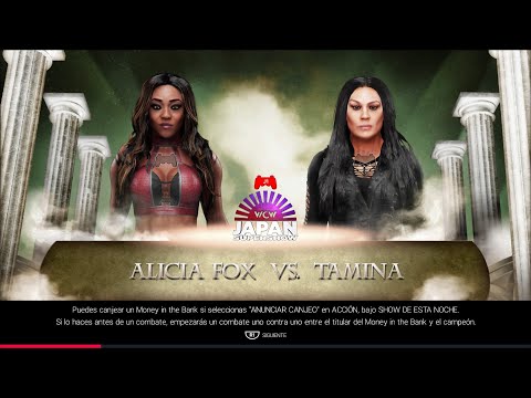 WWE 2k19 Alicia Fox vs Tamina