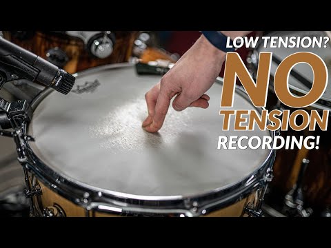 NO TENSION Drum Recording - So Stupid It Just Might Work?