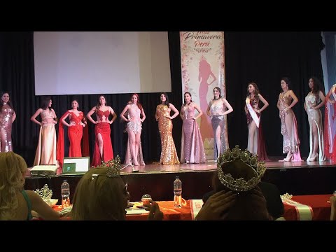 Desfile traje de Gala y Final de Certamen Miss Primavera  2019