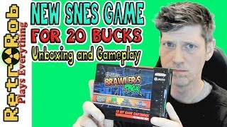 Jaleco Brawlers Pack for SNES Unboxing, Thoughts and Gameplay