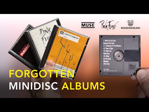 RARE Albums on MiniDisc: Muse, Pink Floyd, Radiohead + Sony MZ-R5ST Walkman Dock (Retro Tech)