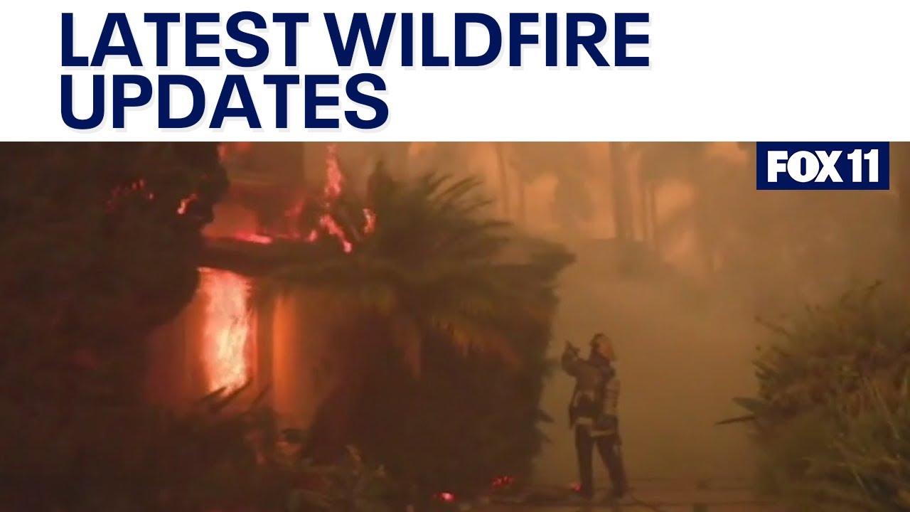 Palisades Fire: Winds threaten fire battle