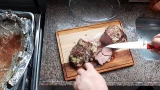 ACÉM ASSADO NO FORNO A GÁS