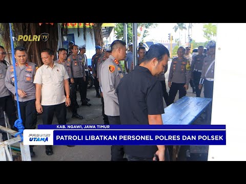 KAPOLRES NGAWI PIMPIN PATROLI DAN MENGECEK POS LALU LINTAS