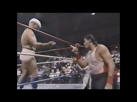 El Gigante confronts Ric Flair   Pro Feb 9th, 1991