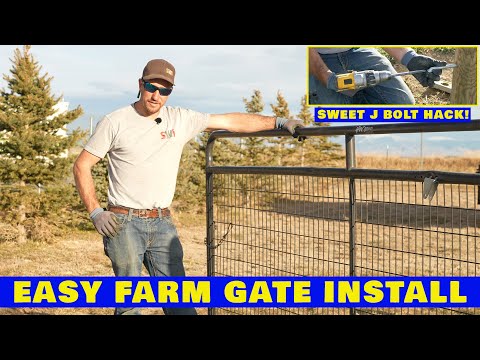 EASY Farm Gate Installation | How To Do It Right