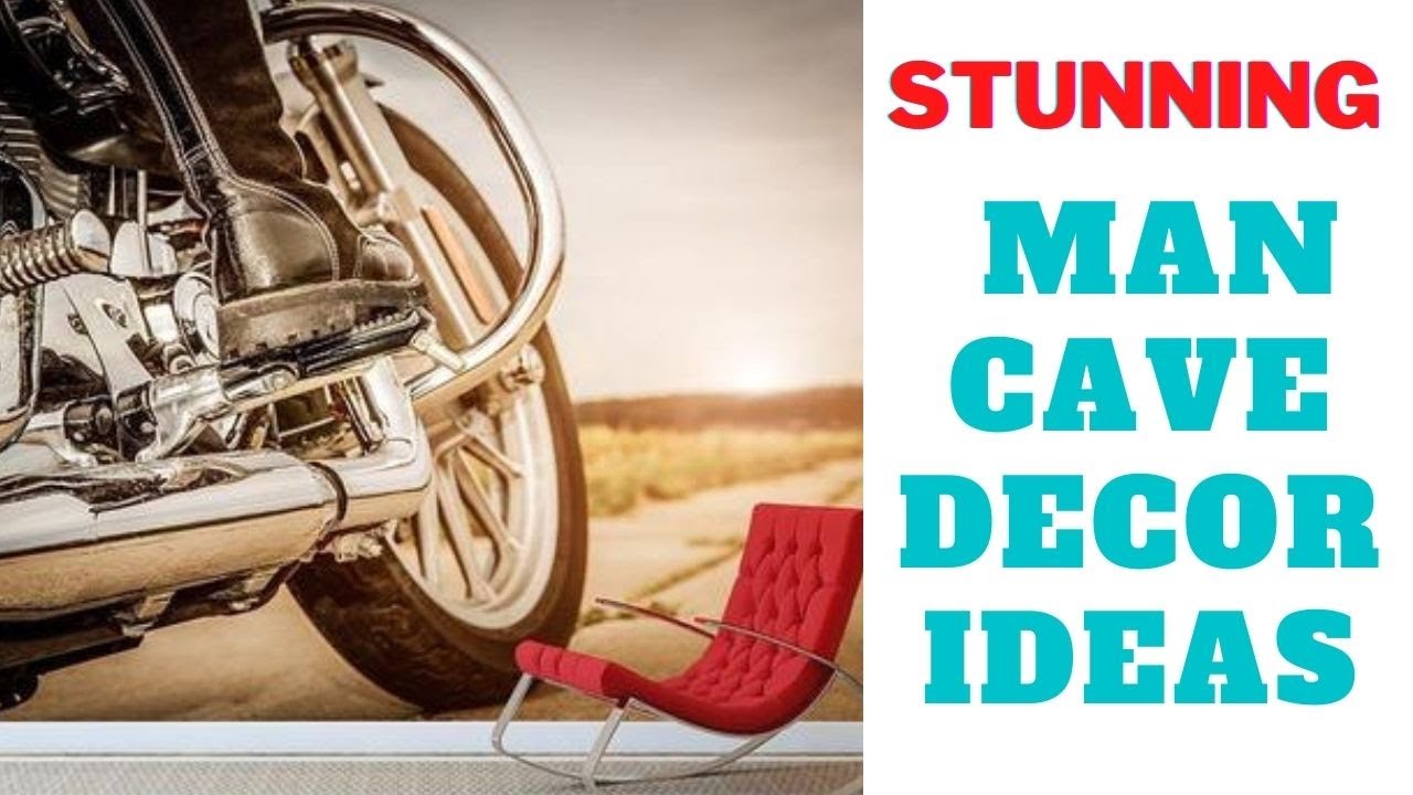 STUNNING MAN CAVE DECOR IDEAS - WALLPAPER MURALS FOR YOUR WALL!!