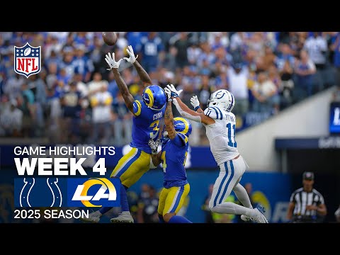 Indianapolis Colts vs. Los Angeles Rams Game Highlights | NFL 2025 Season Week 4