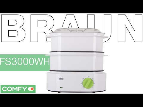 Пароварка Braun FS 3000 белый-зеленый - Видео