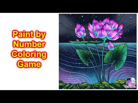 Paint by Number: Coloring Game How To Play Review - YouTube