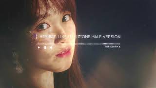 IZ*ONE - Hey. Bae. Like it. [Male Version] || 아이즈원 - 해바라기 [남자버전]