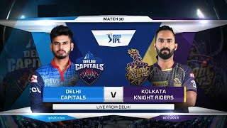 IPL LIVE  2020 | DC Vs KKR: कोलकाता ने जीता टॉस, गेंदबाजी का फैसला