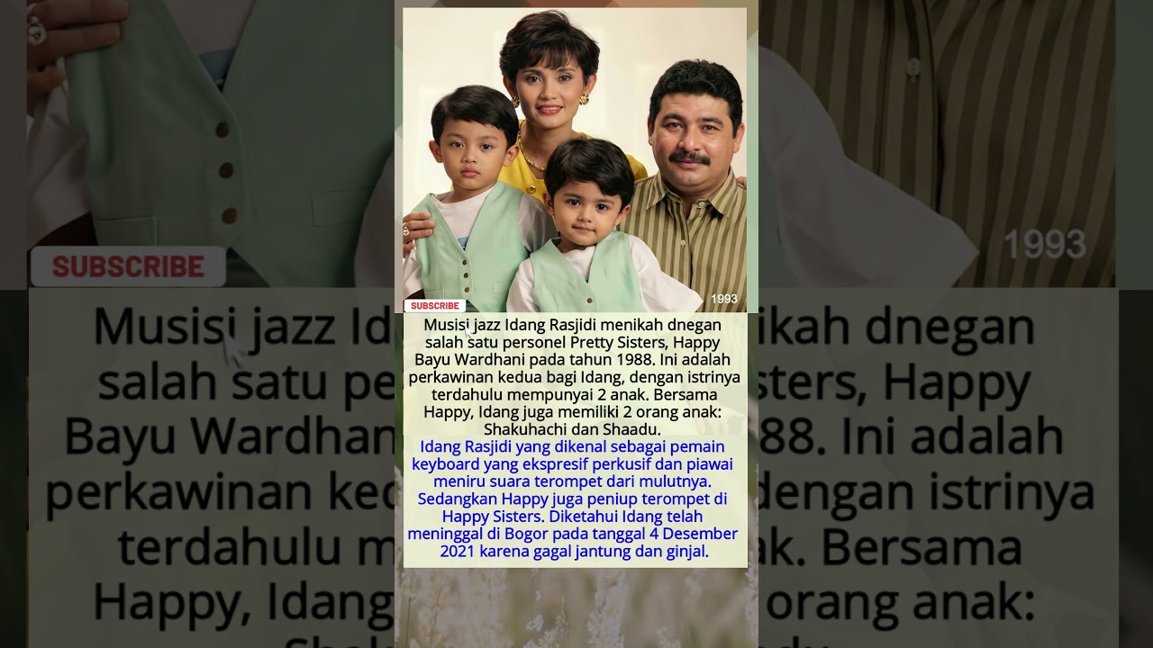 IDANG RASJIDI dan HAPPY PRETTY