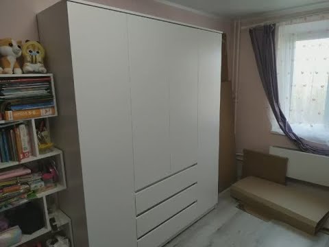 Сборка шкафа 4 х дверного Квазар ШК 041 Уютная логика