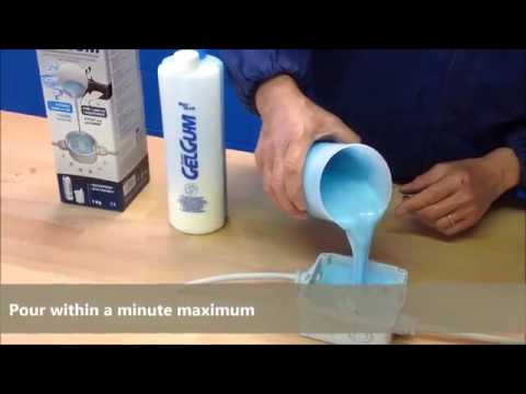 Video Gel gum pentru etansare conexiuni submersibile in piscina sau apa de mare