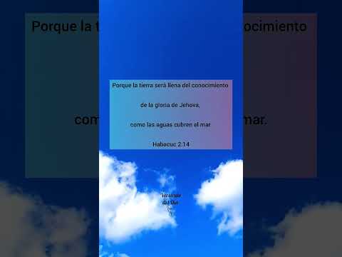Habacuc 2:14 | Versículo del Día