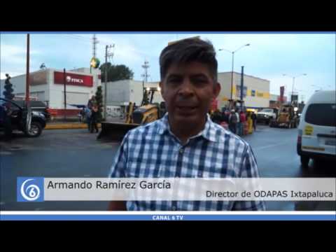 Geólogos y Protección Civil del Edomex trabajaran con ODAPAS para revisar situación de socavón