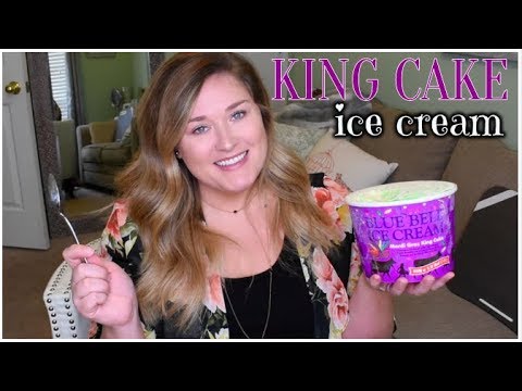 TASTE TEST: Mardi Gras King Cake Ice Cream | Taren Denise
