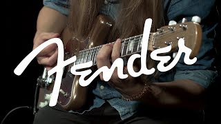 Video thumbnail for Fender Parallel Universe II Maverick Dorado, Firemist Gold | Gear4music sound demo by Gear4music Guitars