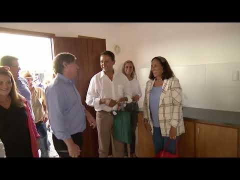 Imágenes de la inauguración de viviendas, en el departamento de Artigas
