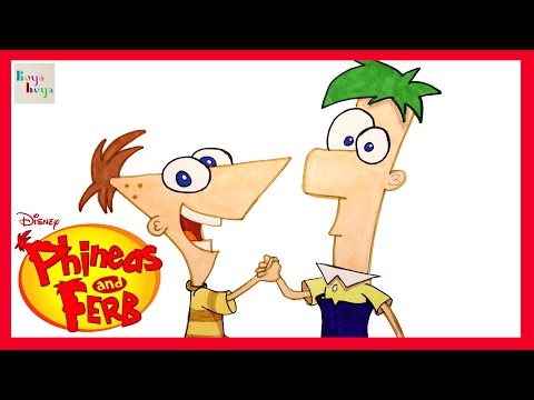 Phineas And Ferb | Nasıl Çizilir | Çizim Teknikleri | Boya Boya Video