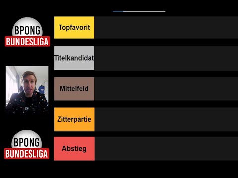 BPBL 1. BPONG  Bundesliga - Saisonvorschau (Frühjahr 2022)