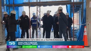 Don Francisco visita obras del Instituto Teletón en Rancagua