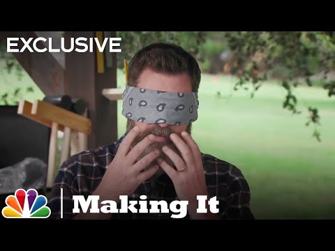 Nick Offerman Plays Smell That Wood! | NBC's Making It