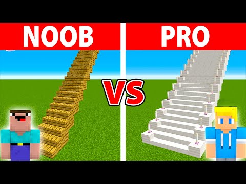 Minecraft NOOB vs PRO: SCALA PIÙ SICURA CHALLENGE!