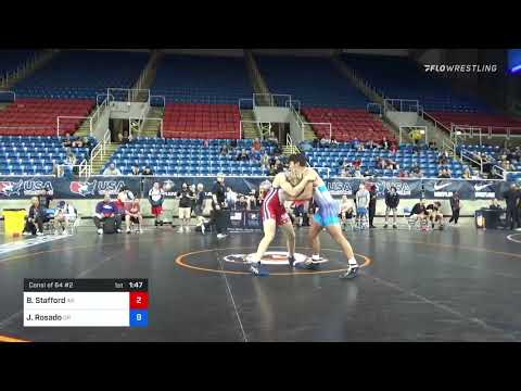 170 Lbs Consi Of 64 #2 - Brady Stafford, Arkansas Vs Jackson Rosado, Oregon B66e