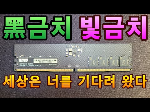 [광고 포함] 우리는 이런 램을 원했다. DDR5 하이닉스 흑금치 ESSENCORE KLEVV DDR5-4800 CL40 (16GB)