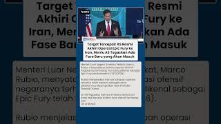 Operasi Militer Epic Fury AS ke Iran Resmi Berakhir, Mnelu Iran Tegaskan Tak Lagi Ofensif ke Teheran