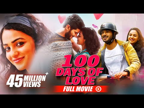 100 Days of Love New Hindi Dubbed Full Movie | Dulquer Salmaan, Nithya Menen, Sekhar, Aju | 4K