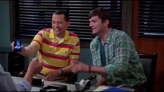 -Fragmento Serie: TWO AND A HALF MEN Con: Arnold Schwarzenegger-