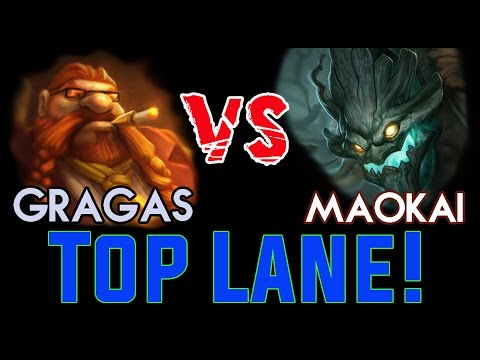 【Gragas Main】Top Gragas vs Maokai - Had to TEST this graves