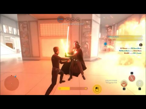 EPIC LUKE VS VADER CLASH ON CLOUD CITY!!! Star Wars Battlefront