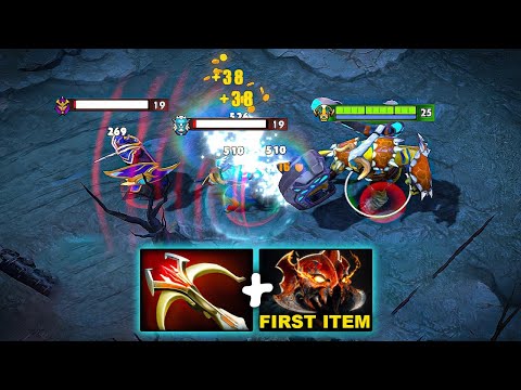 First Item Mask of Madness Elder Titan in 7.40b New Meta One Shot Daedalus Dota 2