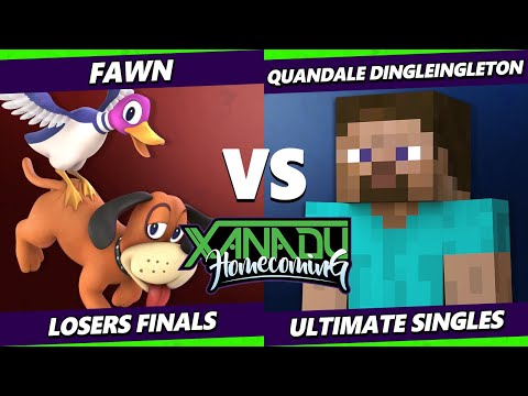 Xanadu Homecoming Losers Finals - Quandale Dinglelingleton (Steve) Vs. fawn (Duck Hunt, Ike) SSBU
