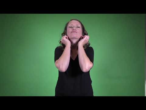 How to Sign Earrings in Auslan