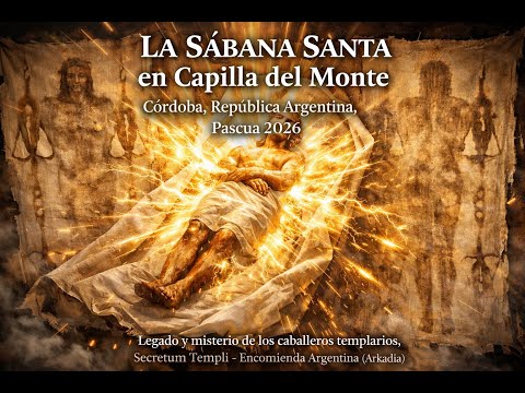 TEMPLARIOS: La Sábana Santa en Capilla del Monte | Pascuas #PASCUAS2026 #cesarimbellone #Sindone