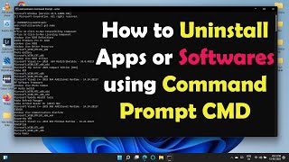 How to uninstall apps or software