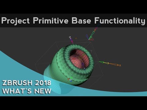 020 ZBrush 2018 Project Primitive Base Functionality