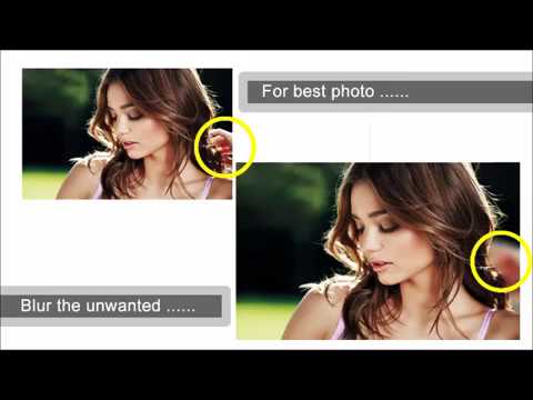 Birthday GIF Photo Frame with Blur Video