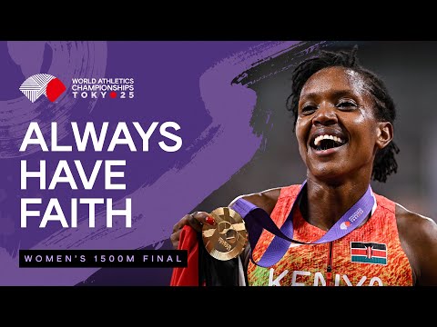 Kipyegon dominates 1500m to secure 4th world title | World Athletics Championships Tokyo 25