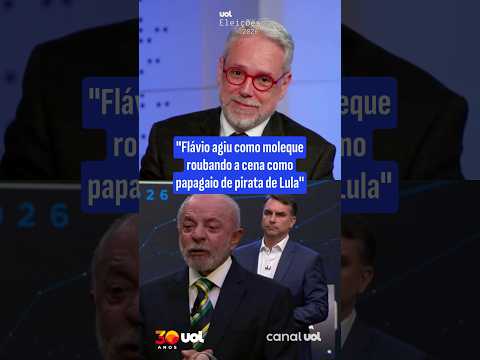 Debate na Band: Toledo diz que Flávio agiu como moleque e papagaio de pirata de Lula