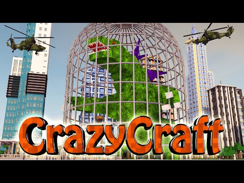 Minecraft | Crazy Craft 2.0 - OreSpawn Modded Survival Ep 189 - "CAGING MOBZILLA"