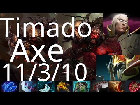 Timado Axe vs Faceless Void, Storm Spirit,  Dragon Knight - Undying vs 4Zs g2 Ti10 dota2