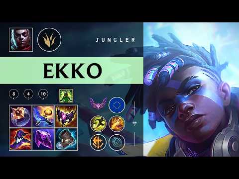 Ekko Jungle vs Lee Sin - EUW Master Patch 26.04
