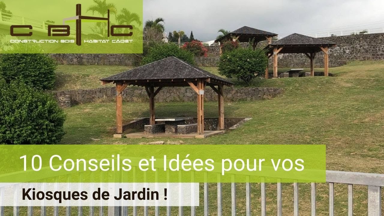 10 conseils et idées pour vos kiosques de jardin et abris
