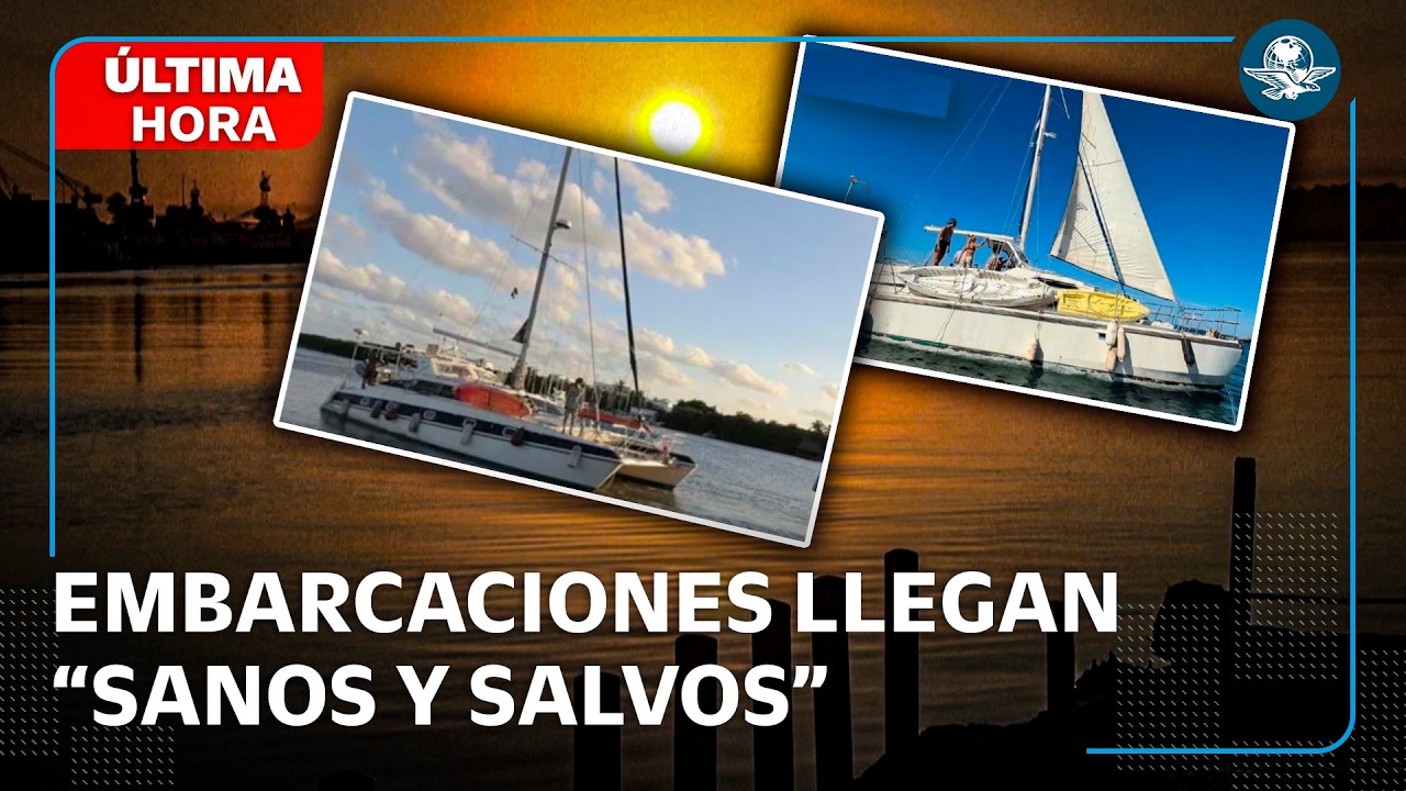Veleros que llevaban ayuda humanitaria a Cuba aparecen  tripulación llega sana y salva